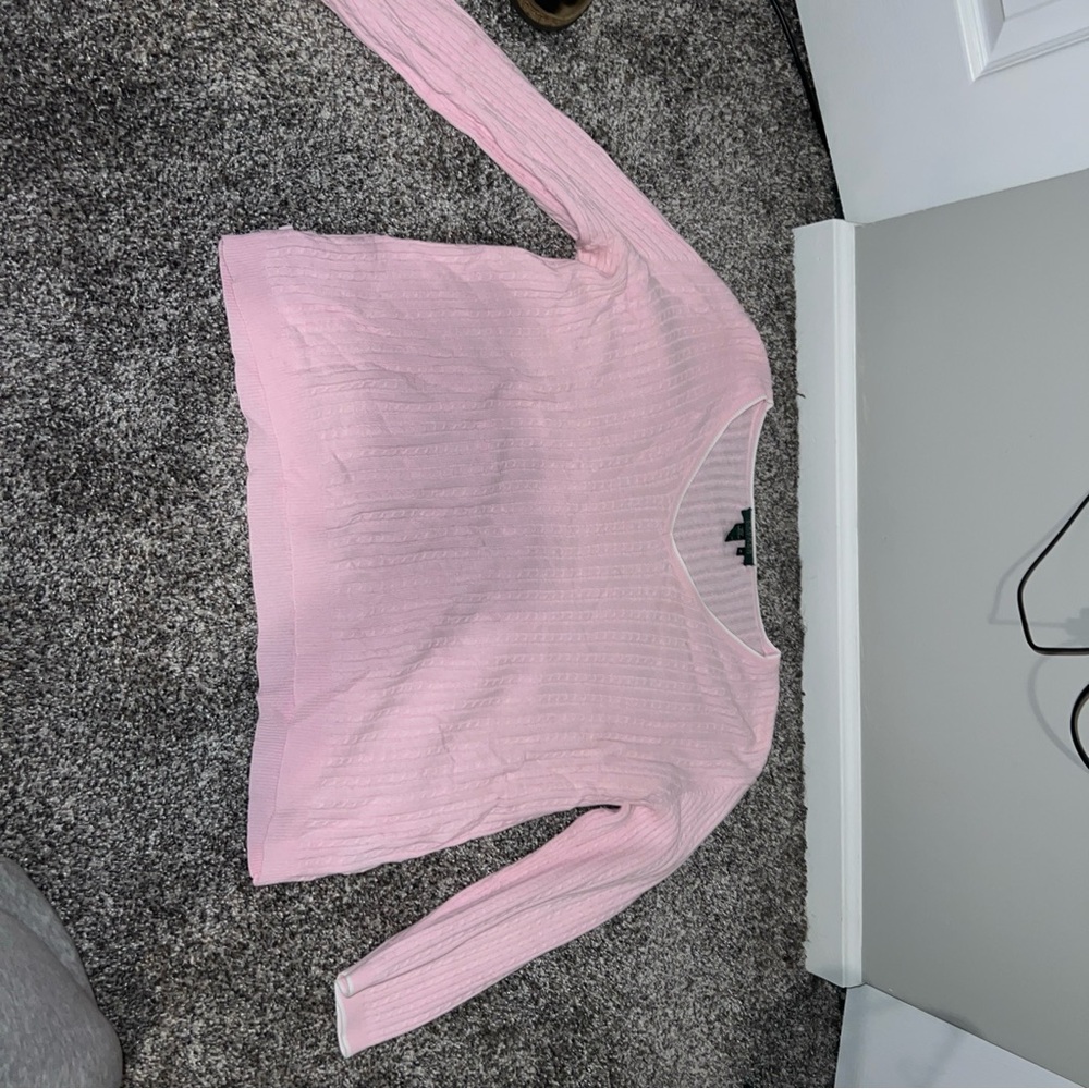 Women’s Pink Lauren Ralph Lauren V neck Sweater